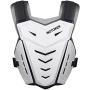 MOTOKER Adult Youth Motocross Chest Protector Riding Armor Vest Dirt Bike Back Protector Motorcycle Racing (White)