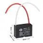 uxcell Ceiling Fan Capacitor CBB61 1.2uF 450V AC 2 Wires Metallized Polypropylene Film Capacitor 38x26x15mm for Electric Fan Pump Motor Generator