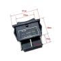 IndusTec Wired 20A 12V - DC Motor Polarity Reversing Rocker 3 Position DPDT Momentary Automatic Reset Switch (On)-Off-(On) 6 Pin DPDT Double Pole Double Throw