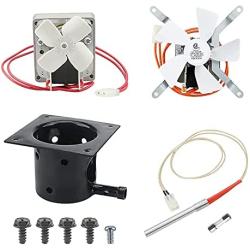 Unidanho Repair Set Motor + Fan + Burn Pot + Igniter + Control Board + Temp Sensor + 2 Meat Probes + 2 Probe Holders + Spare Screws + Safety Fuse for Treager Pellet Grills