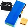 Wnicek 48V 10Ah 13S 3P Lithium-ion Battery Pack 10000mAh Electric Bike Li Battery Fit for 200W 250W 350W 500W 750W 1000W Motor with Charger for Golf Cart Electric Scooter Tricycles