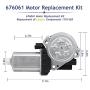 676061 RV Step Motor Replacement Kit for kwikee，214-1001 RV Stair Entry Step Gear Motor Compatible with 1101428（One Year Guarantee ）