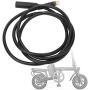 MAGT Motor Extension Cable Electric Wheels for Bikes, 9 Pin Front Rear Wheel Motor Female to Male Wire Cable for Electric Bikes E-Bike Accessory (1.5pin 1300mm)
