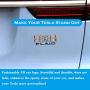 YHCDSEA Model 3 Y Automotive 3D Plaid Badge Sticker Mark Car Emblem Plaid Badge Decor Compatible for Tesla Model 3 Y X S (Glossy Black)