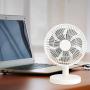 WACZJ Portable Fan Personal Fan Without Battery USB Powered 4 Speed Nergy Efficient Wind Speed for Office Table Bedroom Kitchen