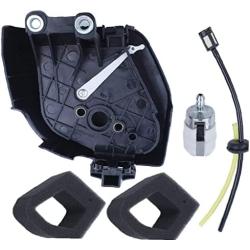 Air Filter Cleaner Cover Housing Base Fuel Line Filter Kit for Gx35 Gx35nt 1.3hp 35cc Gas Engine Motor Trimmer Brush Cutter Outdoor Power Tools for Patio Mower