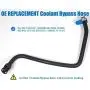 JSDAN 13251447 Compatiable With 2011 2012 2013 2014 2015 2016 Chevy Cruze Coolant Hose Radiator Upper Inlet Cruze Coolant Bypass Hose Recovery Tank Hose 11 12 13 14 15 16 13408385
