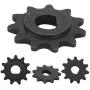 Alomejor 2Pcs Electric Sprocket Drive Pinion with 11 Tooth, 25H High Speed Motor Gear Metal Chain Sprocket for E Scooter