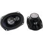CERWIN VEGA XED693 6 x 9 Inches 350 Watts Max 3-Way Coaxial Speaker Set & Metra 72-4568 Speaker Harness for Selected General Motor Vehicles