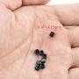 Hahiyo 10mm Inner Diameter Flange Coupling Connector with Set Screws Lock Sturdy Solid Cut Clean Rigid Guide Coupler Quality Carbon Steel Bright Finish 4 Sets for Stepper Motor Shaft Robotics