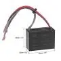 uxcell Ceiling Fan Capacitor CBB61 5/5uF 250V AC 4 Wires Metallized Polypropylene Film Capacitor 48x34x22mm for Electric Fan Pump Motor Generator 2Pcs