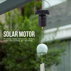 Hanging Rotating Motor, Solar Powered Revoing Motor for Wind Chimes, Small Motor for Patio Garden Lawn Entryway Decor