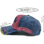 Blackreld South State Cotton Baseball Cap, Adjustable Snapback Dad Hat Cool Vintage Washed Low Profile Classic Summer Hats