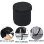Taruimoo trolling motor wire extension、Cable Management Sleeve, Cuttable Neoprene Troll Sleeve，for Management to Hide and Cover Wire and Extension Cords - Black/White 60in (1-Pack)