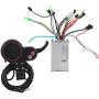 Motor Brushless Controller with Rainproof LCD Display Control Panel and Shift Switch Accessory for Electric Bike