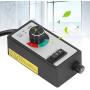 FTVOGUE Fan Speed Adjuster 1500W 120V Safe Multifunctional Electronic Variable Fan Speed Controller US Plug ,Switches & Sockets & Accessories