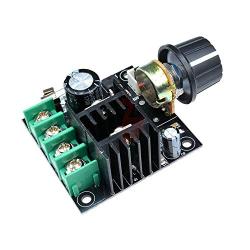 10A 12V-40V PWM DC Motor Speed Controller Smooth Soft Start Brushless Motor Speed Control Power Regulator with Knob Switch