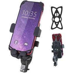 VVillmatti Universal Bike Phone Mount Motorcycle Cradle Clip 360° Rotatable Anti-Shake and Stable Base Clip for Any Smartphones GPS Between 4.7 and 6.5 inches