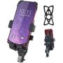 VVillmatti Universal Bike Phone Mount Motorcycle Cradle Clip 360° Rotatable Anti-Shake and Stable Base Clip for Any Smartphones GPS Between 4.7 and 6.5 inches