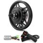 L-faster 12 Inch 250W Hub Motor Front Drive Wheel with Tire Throttle Grip Brushless Controller for Electric Bike Scooter Bicycle