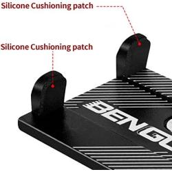 Kingsea Aluminium Bike Phone Mount Holder Motorcycle Phone Mount for Handlebar Accessories Compatible with iPhone 12 12 Pro Max 11, Galaxy and Other 4.7-6.8 Inches Cellphones - Black
