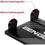 Kingsea Aluminium Bike Phone Mount Holder Motorcycle Phone Mount for Handlebar Accessories Compatible with iPhone 12 12 Pro Max 11, Galaxy and Other 4.7-6.8 Inches Cellphones - Black