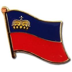 MWS Liechtenstein Country Flag Bike Motorcycle Hat Cap Lapel Pin