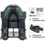 FRM BOARDS Inflatable Fishing Boat Belly Boat Fishing Float Tube with Storage Pockets, Adjustable Straps & Bracket for trolling Motor, Loading Capacity 400lbs