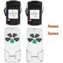 2-Pack Universal Ceiling Fan Remote Control Kit with Light Dimmer for Hampton Bay, Hunter, Harbor Breeze, Westinghouse, FAN28R FAN-53T 2AAZPFAN-53T KUJCE9103 FAN-11T K- 53T