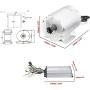 Electric Motor 1600W 48V go kart Electric Motor kit With throttle 33A Speed Controller BLDC ATV Kits Scooter Motorcycle Engine Ebike Conversion Kit Chain T8F