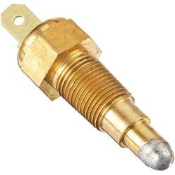 American Volt Universal 12 Volt Grounding Thermostat Switch Electric Radiator Cooling Fan Temperature Sensor Thread-in Automotive Engine Brass Probe Kit (1/8