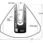 SE Sport 779-se300blk Fins Stabilizer, Black, One Size