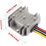 Convertisseur Buck 24V à 12V 10A 120W Waterproof – Transformateur Redresseur DC/DC pour Golf Cart, Fourgonnettes, Voiture Convertisseur Buck 24V à 12V 10A 120W Waterproof – Transformateur Redresseur DC/DC pour Golf Cart, Fourgonnettes, Voiture