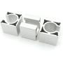 3pcs Nema23 Stepper Motor Mount 57 Stepping Motor Mounting Aluminium Alloy Bracket Clamp Holder Support Base for CNC Router Engraving Milling Machine Acessories (57x57x50mm)