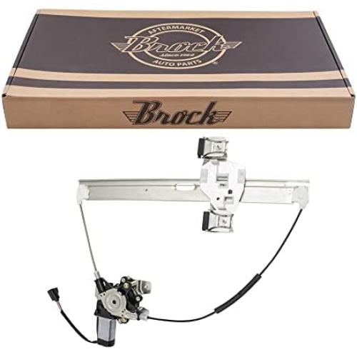 Brock Replacement Driver Rear Power Window Regulator with Lift Motor Assembly Compatible with 2003-2009 H2 & H2 SUT 15771355