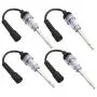 Inline Spark Plug Tester, Plug Engine Ignition Tester for Automotive, Car, Lawnmower, Small Motor Vehicles Engines - Coil/Armature Diagnostic Detector Tool Spark Plug Tester (4 pcs)