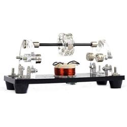 High Speed Brushless Motor Modul, DIY Magnetic Levitation Experiment Hall Motor, Physics Experiment Instrument - Principle is Simple and Easy to Understand - Transparent Design