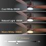 Ovlaim 52 Inch Walnut Wood DC Motor Ceiling Fan with Light, Dimmable LED Lighting & Large Propeller 6 Speed Quiet Ceiling Fan with Remote Control 3 Blades for Outdoor Patio, Brown