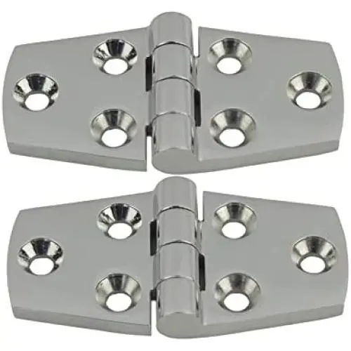 Ayunwei 3’’ x 1.5’’ Door Hinge 316 Stainless Steel Marine Grade Hinges for Boat, Cabinet, Hatch, RVs of 2 pcs