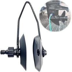 TuoP Boat Motor Flusher - Outboard Engine Water Ear Muffs Flush Away Sand/Salt for Marine Hardware Accessories, Universal Rectangular Cap