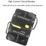 OUHL 100 Amp Circuit Breaker 12V- 48V DC Manual Reset Fuse for Trolling Motor Rv Marine Boat Vehicles System Protection Waterproof (100A)