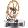 Sunnytech Low Temperature Stirling Hot Air Stirling Engine Motor Colorful LED LT001-SC010-SC005