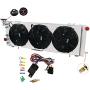 OzCoolingParts Pro Top 3 Row Core Aluminum Radiator + 3 x 9