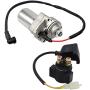 3 Bolt 12 Teeth Starter Motor with Solenoid Relay, for 125cc 110cc 100cc 90cc 70cc 50cc ATV Dirt Bike Pit Bike Dune Buggy Sandrail Quad 4 Wheelers SSR Roketa Taotao Coolster Jonway SunL Go Karts