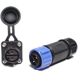 Trolling Motor Plug Receptacle Set, ABPF Marine Boat Power Connector, Waterproof Connector for Motor, 12/24/36/48 Volt Marine Plug for Trolling Motors