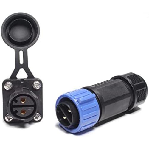 Trolling Motor Plug Receptacle Set, ABPF Marine Boat Power Connector, Waterproof Connector for Motor, 12/24/36/48 Volt Marine Plug for Trolling Motors