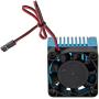 Vgoohobby Universal 42mm Aluminum Heat Sink Heatsink with 5V Cooling Fan for 1/8 RC Car 4068 4076 4274 7282 1515 Brushless Engine Motor (Blue)