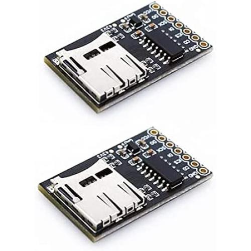 Treedix 2pcs Level Shifting MicroSD Breakout Board with SPI Interface Onboard Level Conversion for Arduino UNO R3