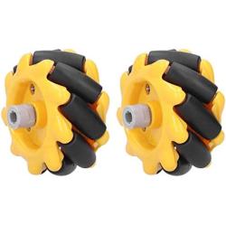 Mecanum Wheel 48mm Omni-Directional Wheel Smart Robot Car Accessories DIY Toy Components (1 Pair)