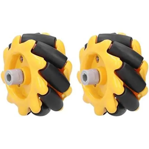 Mecanum Wheel 48mm Omni-Directional Wheel Smart Robot Car Accessories DIY Toy Components (1 Pair) Mecanum Wheel 48mm Omni-Directional Wheel Smart Robot Car Accessories DIY Toy Components (1 Pair)